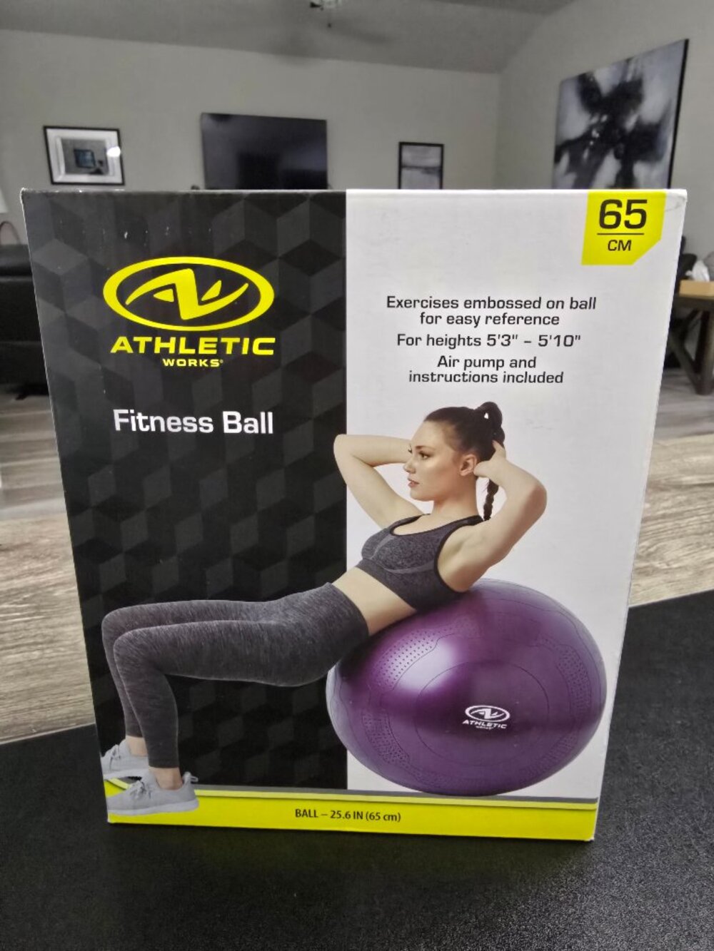 Athletic Works Fitness Ball 65cm